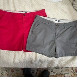 Women's Pink and Gray Shorts